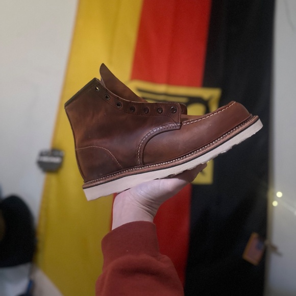 Copper rough&tough 1907 Moctoe boots. New with box red wing - Picture 11 of 13